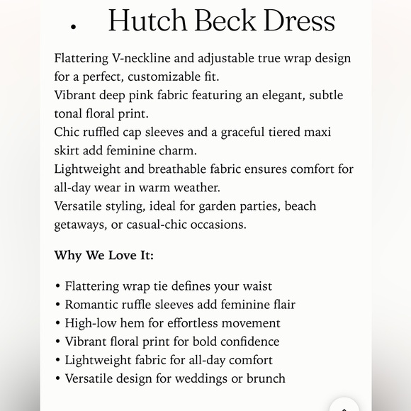 Hutch Beck Chiffon Floral Wrap Maxi Dress NWT Size XS - Picture 15 of 16